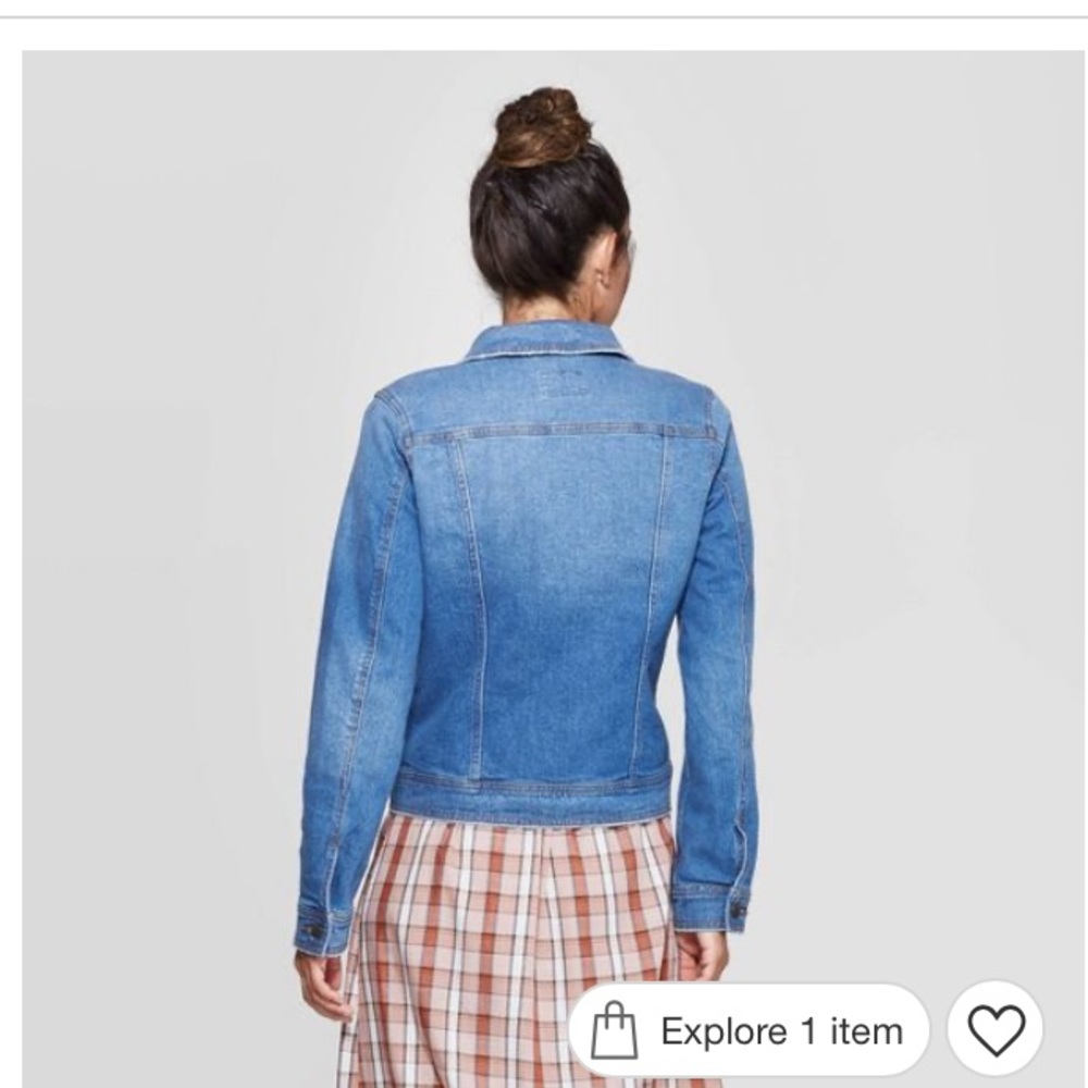 Freeborn Denim Jacket Universal Thread Medium - Picture 2 of 8